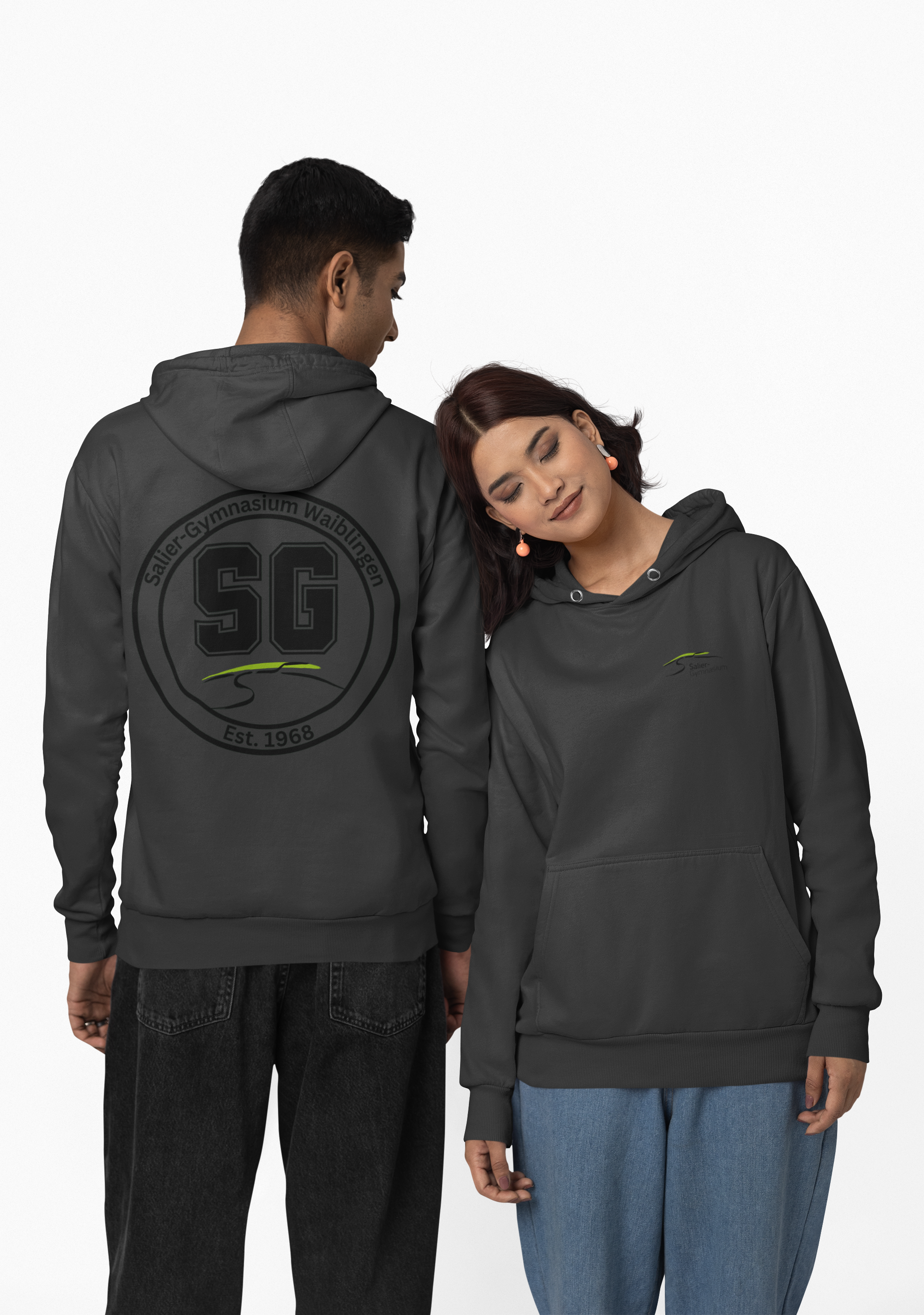 Salier Gymnasium Bio/Fair Logo Hoodie Salier Gymnasium Bio/Fair Logo Hoodie