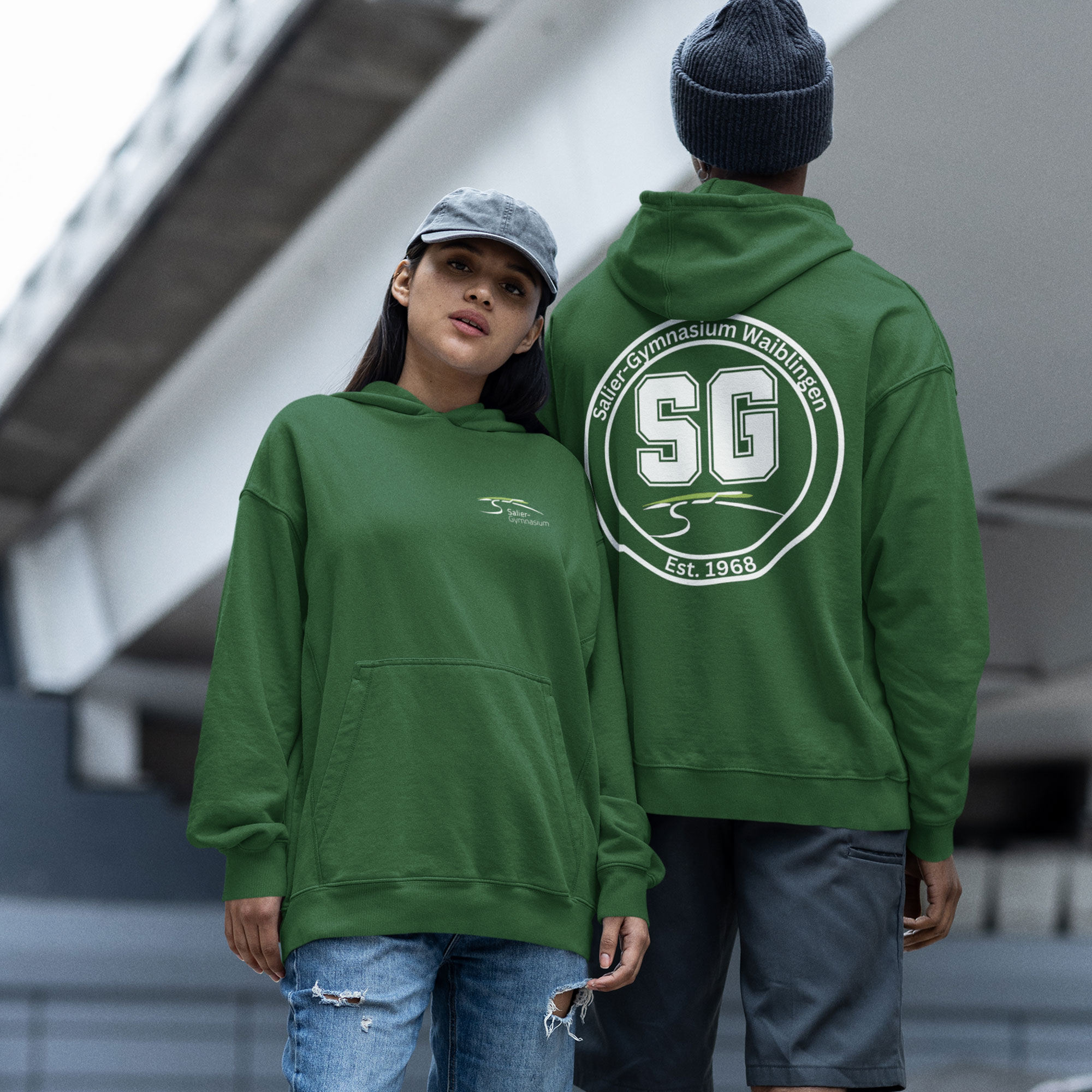 Salier Gymnasium Bio/Fair Logo Hoodie